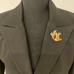 Vintage 18k RGP (gold plated) Brooch/Pin made in Germany